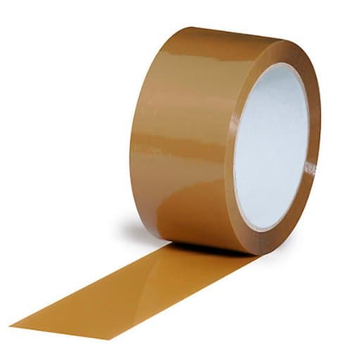 36 Rolls Packaging Tape Brown Polypropylene, Monta 315, 50 mm x 66 m on 76 mm Core