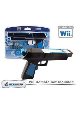 Ddr Game Nintendo Wii Hyperkin Motion Blaster Gun (Black)