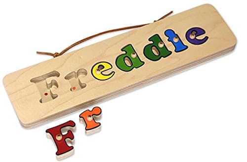 1 Name Personalized Wooden Name Puzzle