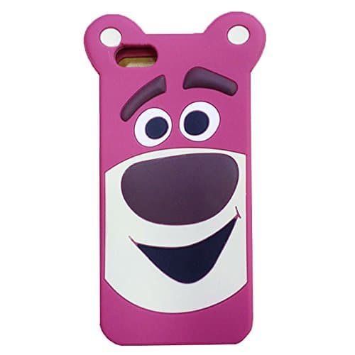 iphone 6S case,Mingfung 3D Cute ICartoon style Silicone Case Skin Cover for iPhone 6/6S-rose Red