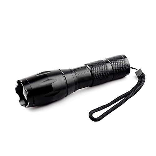 Pro Flashlight Lumen | Ultimate Bright 900 Lumens Flashlight, 10 Watts Power and Super Long Range of 200 | 300 Meters Reach | Superb Aircraft Grade Aluminum and Adjustable Clear Zoom For Multi Focus | Brilliant Power Supply For 100,000 Hours Lifetime of Light | 1033