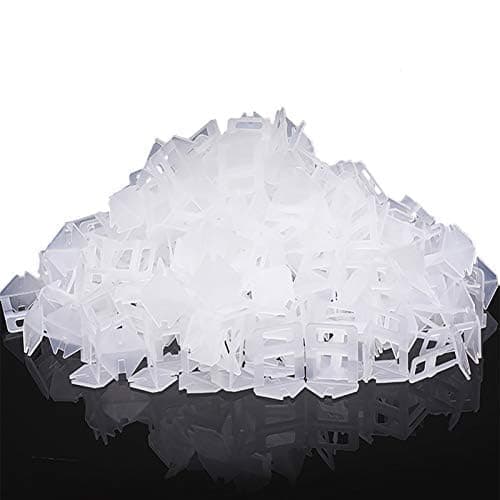 DGSL Tile Leveling System Clips - 500-Piece DIY Tiles Leveler Spacers - Tile Leveling System for Professional Ceramic Tile and Stone Installation (1/8 Inch)