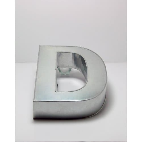 14” Alphabet Shape Cake Tin Mould Pan - Name The Cake – A to Z All Letters (D)