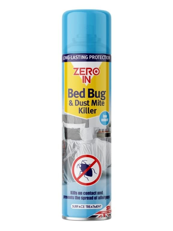 Zero in Bed Bug & Dust Mite Killer Spray 300ml (1)
