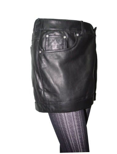 Paccilo Women8026 Plus Leather Hot Pants