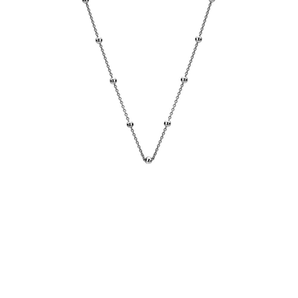 Emozioni CH050 24" Sterling Silver Intermittent Bead Chain