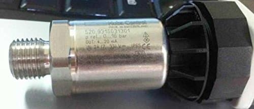 Huba Control 520.931S031301 Pressure Sensor (Pressure Transmitter), 0.16 bar, Supply 7.33VDC, Output 4.20mA