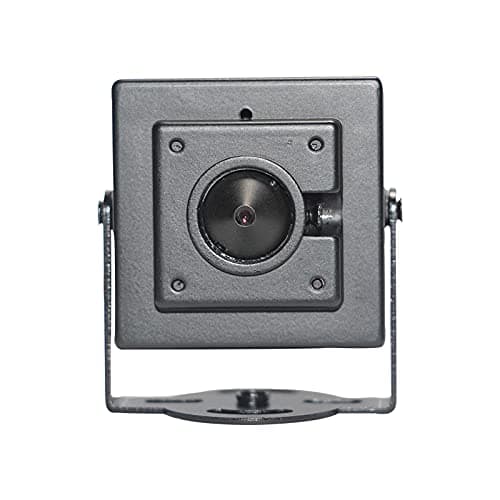 HD 1080P Low Light Full Color Night Vision Hidden Mini AHD CCTV Security Video Camera Black 0.00001Lux Starlight with 3.7mm Pinhole Lens Wide Angle View No IR LEDs No Trouble