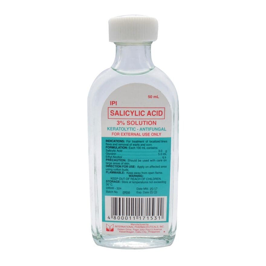 Salicylic Acid 3% Solution Antifungal 50ml