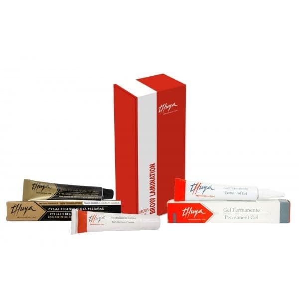 THUYA Brow Lamination - Eyebrows Permanent - Eyebrow Styling Kit - Long Lasting Straightening or Styling with Argan Oil Regenerating Treatment - THUYA eyebrow eyelash lamination kit