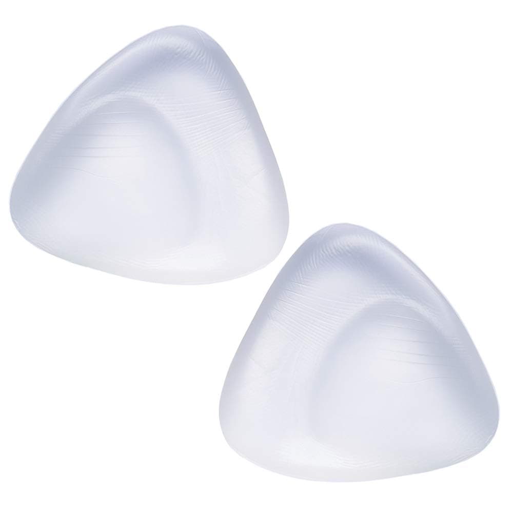 Double-Sided Adhesive Bra Insert Pads, Lightweight Fabric Invisible Sticky Bra Padding Breast Enhancement Reusable Washable