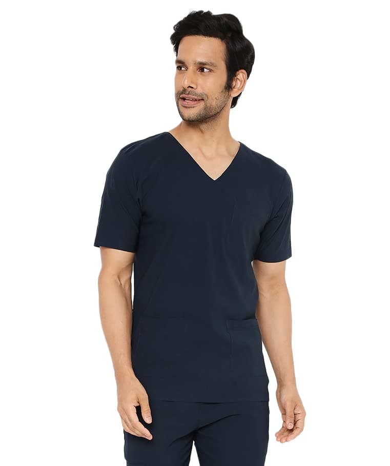 Associated UniformsAssociated Uniforms Mens Power Stretch Tshirt Scrub Suit for Doctors Dentists and Healthcare Professionals.(wrinkle free)