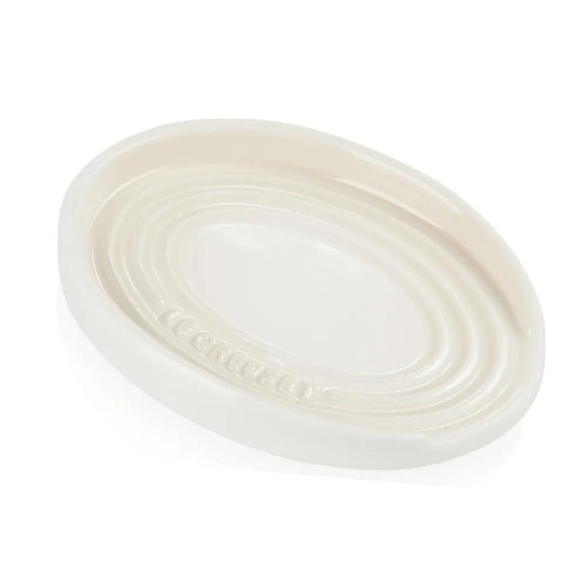 Le Creuset Stoneware Oval Spoon Rest Meringue