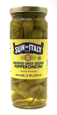 Sun of Italy Imported Golden Pepperoncini, 16oz