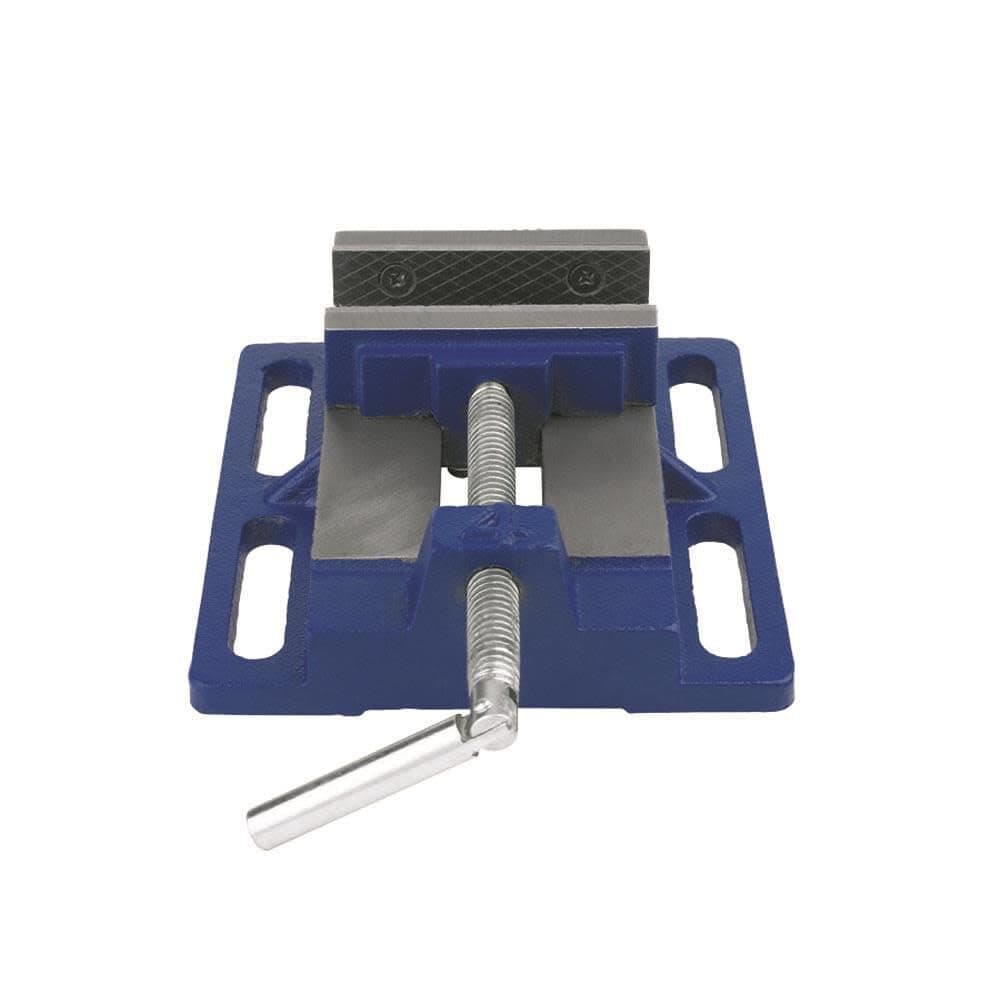 IRWIN Drill Press Vise, 4.5” Jaw Capacity, Forged Iron for Ultimate Durability, Slotted Base for Easy Installation (226340)
