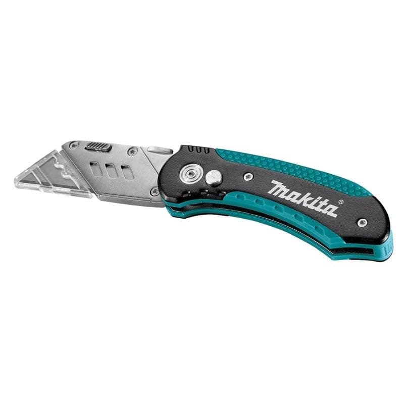 Quick Change Folding Utility Knife with 10 Blades