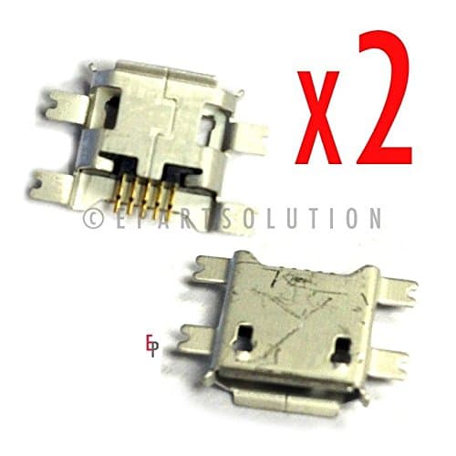 ePartSolution_ 2X Posh Memo S580A Micro USB Charger Charging Port Dock Connector USB Port Socket Replacement Part USA