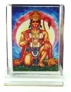 Acrylic Hanuman Size: 3" x 2" (Car Stand)