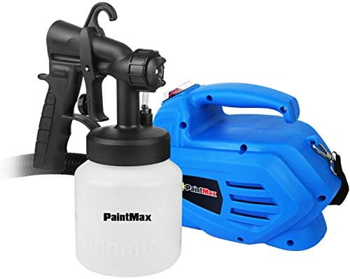 PaintMax 800ml Handheld Electric Paint Sprayer Gun. 3 Different Spray Patterns, HVLP System, Quick Refill Lid, Detachable Container- Indoor Outdoor Home Furniture Garage Fence Deck Precise Paint