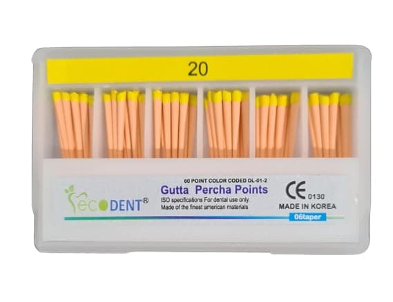 Dental Ecodent Gutta Percha Point (20#-6%)