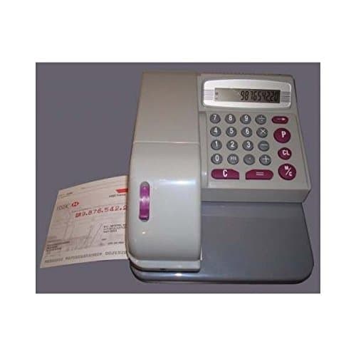 Electronic Cheque Protector BJ2802 with 16 Currencies MGA/USD/AUD/INR/KES/LKR/CFA/SGD/GBP/CHF/ZAR/CAD/DKK/XOF/XAF/EUR
