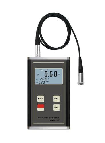 Gowe Vibration Meter GVM-6370 Vibration Tester, Bearing Condition Detector, Machine Condition Checker, Vibration Data Collector, Field Balancer Analyzer, vibchecker, vib-cheker, Vibration Checker