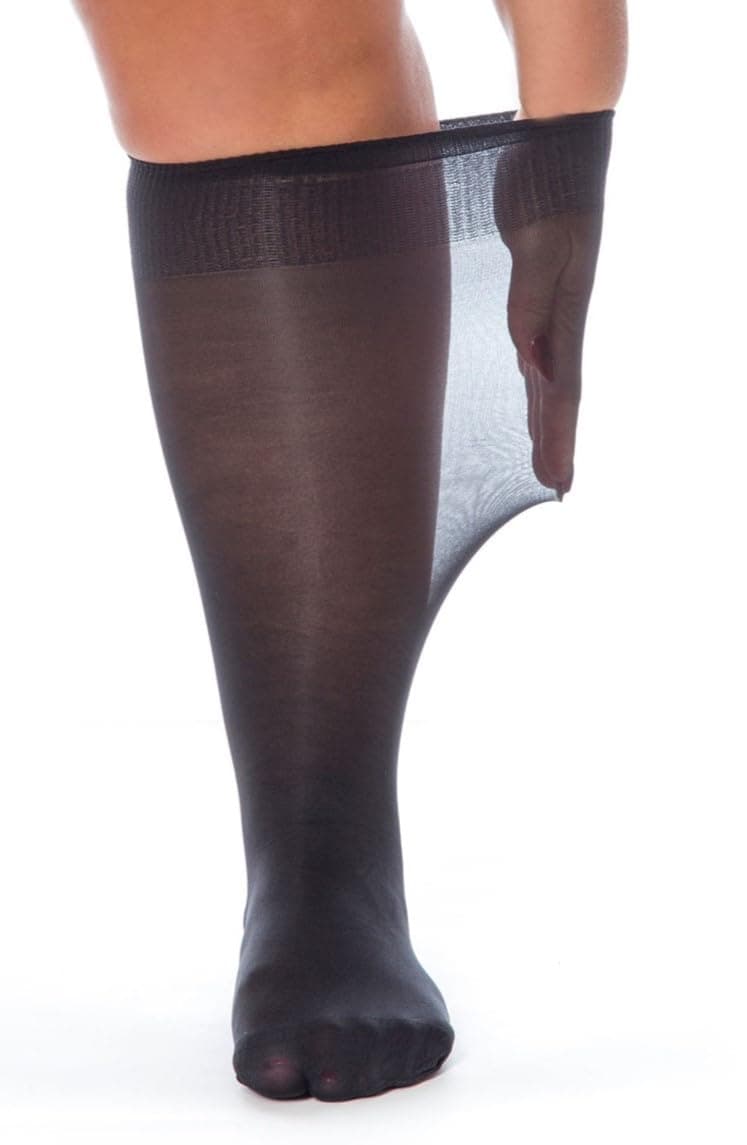 All Woman Alber's 40 Denier Microfibre Extra Wide Knee-highs/Pop Socks PACK OF 5