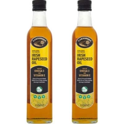 Lakeshore Irish, Cold Pressed ,Extra Virgin Rapeseed Oil, 2 pack, 250g each