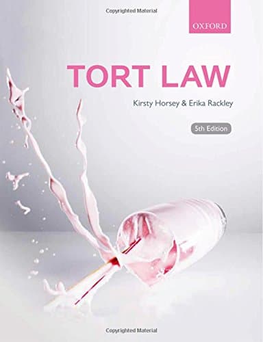 Tort Law Paperback – 13 July 2017