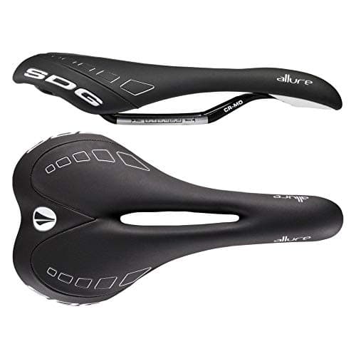 SDG Components Allure Saddle Ti-Alloy Rails - blk/Green