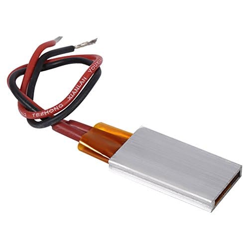 PTC Heating AC/DC 12V Thermostatic Aluminum Shell Ceramic Heating Plate Sheet Constant Temperature Heater (Power optional:80: 2W-5W,110: 3W-10W,220: 5W-28W)(220 528W)