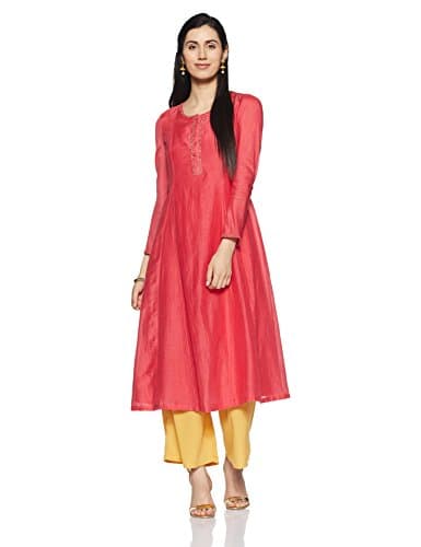 Fabindia Women's Straight Cotton Kurta