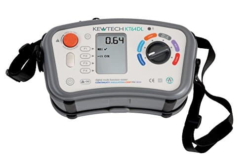 Kewtech KT64DL Digital Multifunction, 6 in 1 ATT with Auto RCD Test