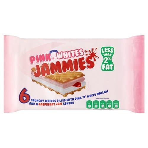 Caxton Pink 'N' Whites Wafers 6 Pack 60G