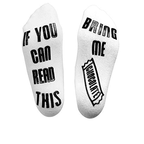 If You Can Read This Bring Me Coffee Socks (Coffee Black) - luxury funny silly socks for women , grandma, socks with words on bottom, coffee sayings , christmas gift socks for women