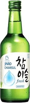 Korean Jinro Chamisul Fresh 진로 소주 Beverage Drink Mixer 12.1fl oz (360ml) - (Pack of 2)