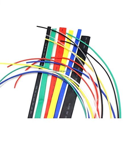 Graven 7 Color 1mm/1.5mm/2mm/2.5mm/3mm/3.5mm/4mm Electronic Heat Shrink Tubing 2:1 Heat Shrinkable Tube 5M - (Color: 4mm)