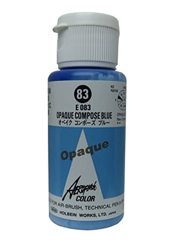 Aeroflash Color (Opaque Compose Blue E-83) 1 Bottle of 35ml From Holbein Japan