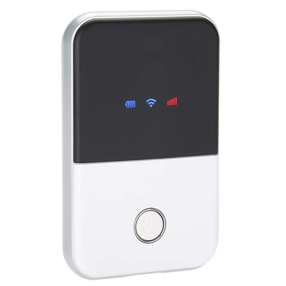 ASHATA 4G WiFi Range Extender, Mini Pocket WiFi Booster/Wireless Router Signal Amplifier with 3 LED Lights Display Support SD Card, USB Charging Portable for Phone/Tablet/PC