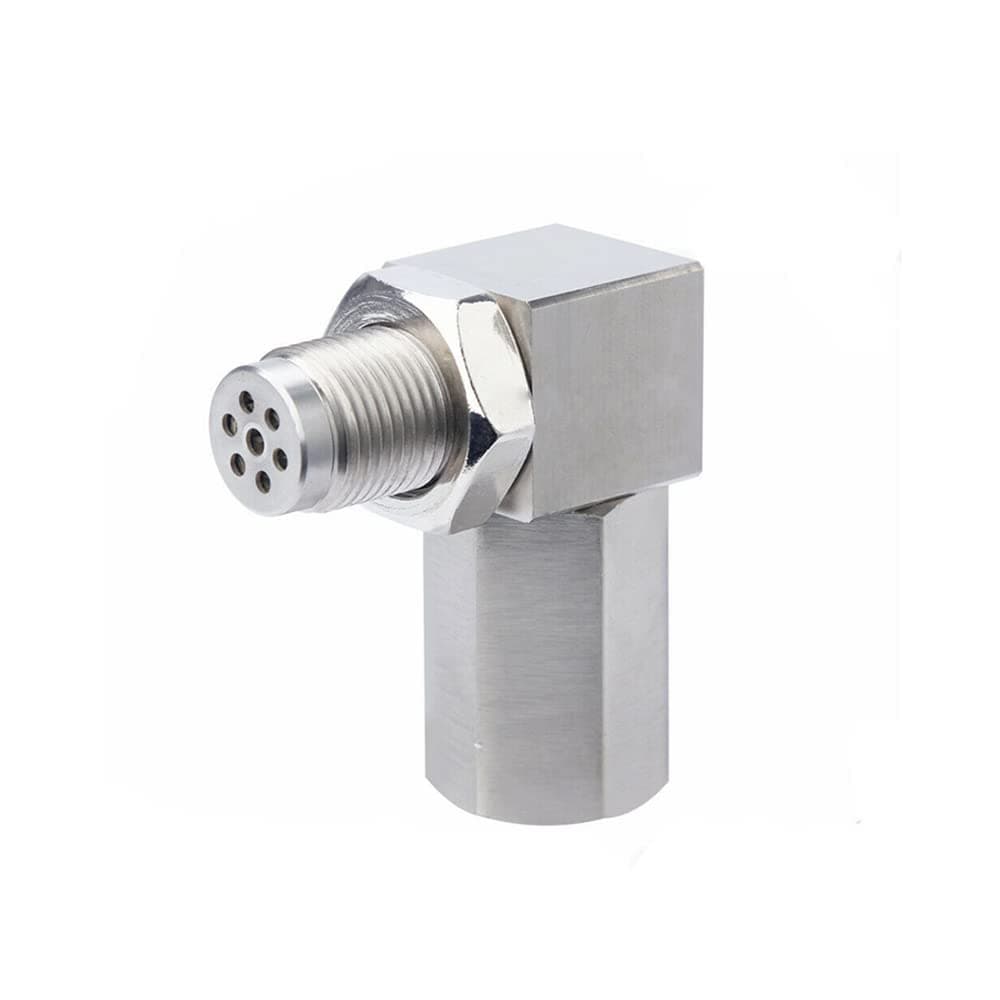 O2 Oxygen Sensor Extender,PRITZKER 90 Degrees Design Oxygen Sensor Spacer Engine Light Adapter Accessories M18*1.5