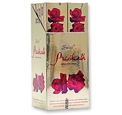 Prashanth Herbal Incense Sticks - Box of Twelve