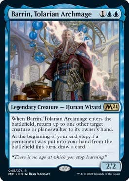 Magic: The Gathering - Barrin, Tolarian Archmage - Core Set 2021