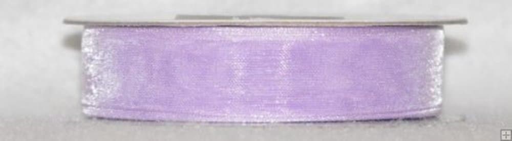 5/8" X 25 Yard Plain Sheer Organza Ribbon Multi Colors ( Lavender )