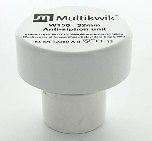 MULTIKWIK Anti-Syphon Unit WW150 32MM (White) Waste