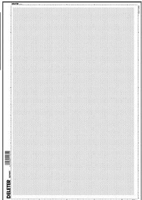 Deleter Screen Tone JR-103 [Dot Pattern 42.5L/10%][Sheet Size 182 x 253 mm (7.16"x 9.96")] for Comic Manga Illustration