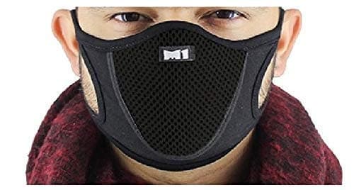 JAITY Pollution Face Mask for Bikers, Black