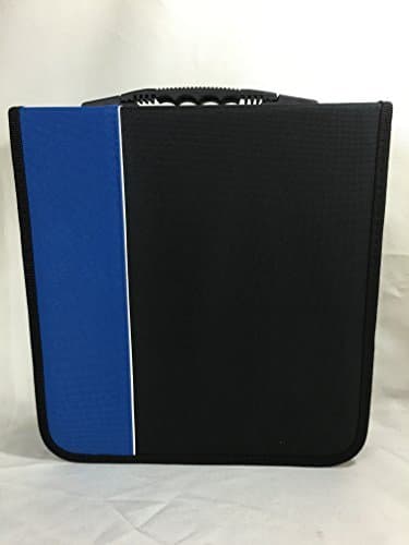CD Care 240 Disc Heavy Duty CD DVD Binder Wallet Oxford Material (Frustration-Free Packaging) (Blue)