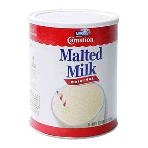 Carnation Malted Milk, Dry Shelf Stable Malted Milk, Great for Baking, Shakes, Sundaes, 40 Ounce Can (Pack of 6)