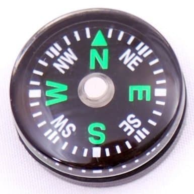 FENHE 48pcs 2cm Small Mini Compasses for Survival Kit