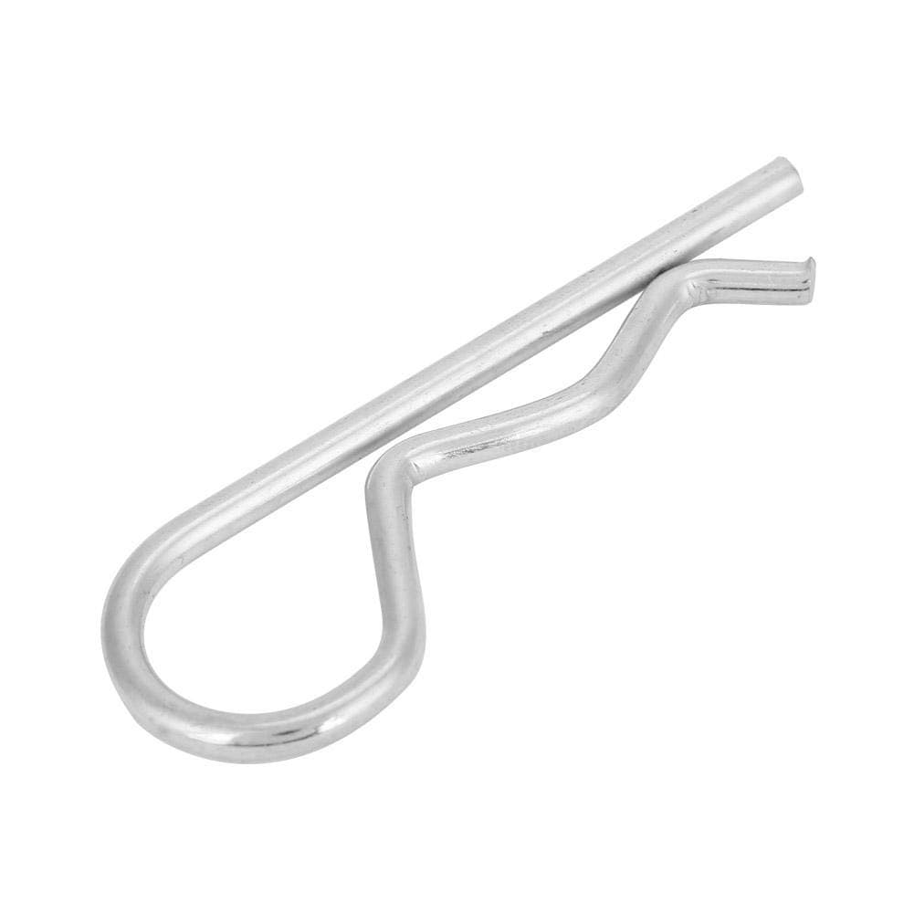 10Pcs High Quality Zinc B Type Cotter Pin Tractor Pin Clips Fastener Assortment Hitch Spring Clips Hair Pin(#3)
